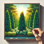 Thuja smaragd als Schattenspender im Garten